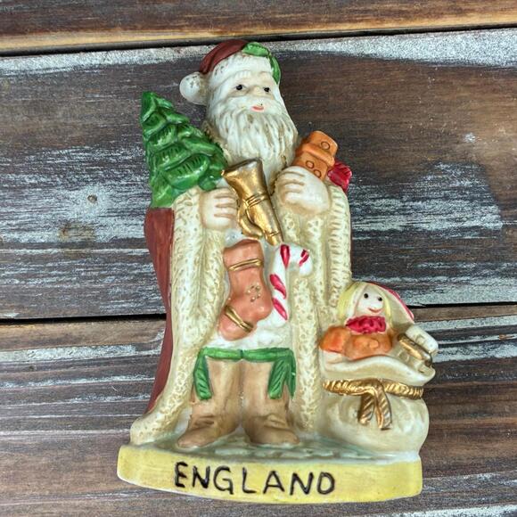 Department 56 Vintage England Santa Claus Christmas Figurine Collectible - Picture 2 of 8